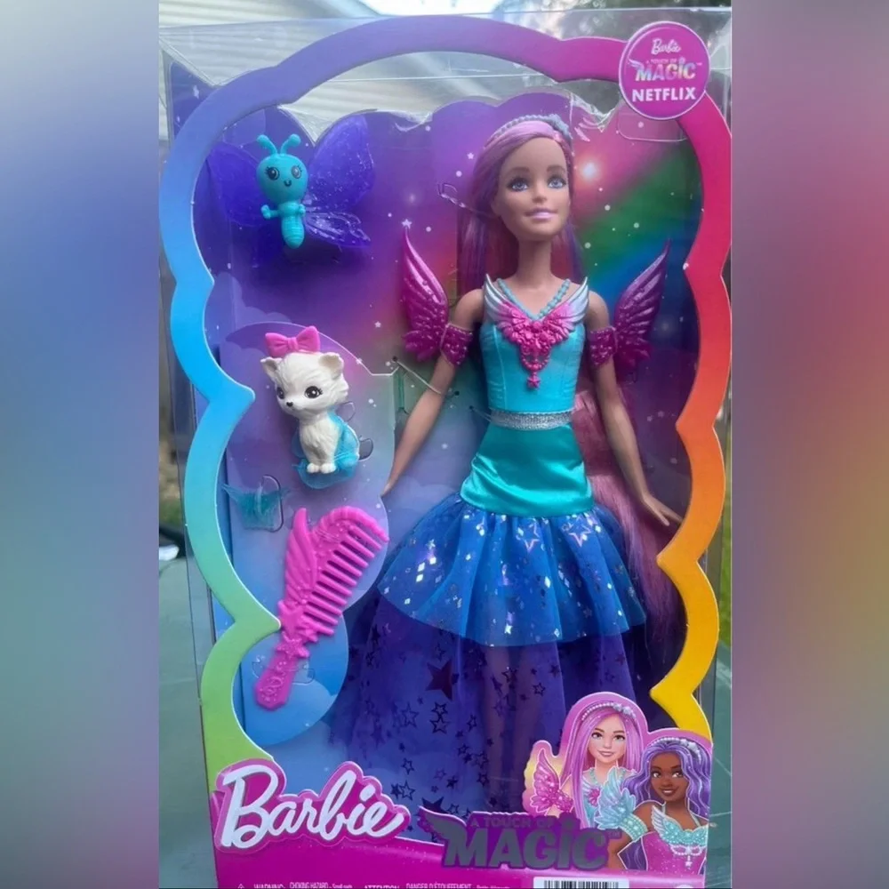 ⚡️NEW⚡️ Barbie Doll with 2 Fantasy Pets, Barbie “Malibu” from Barbie